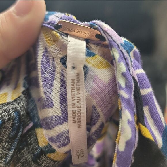 NWT- FREE PEOPLE Summer In Tulum Floral Tunic - Picture 10 of 12